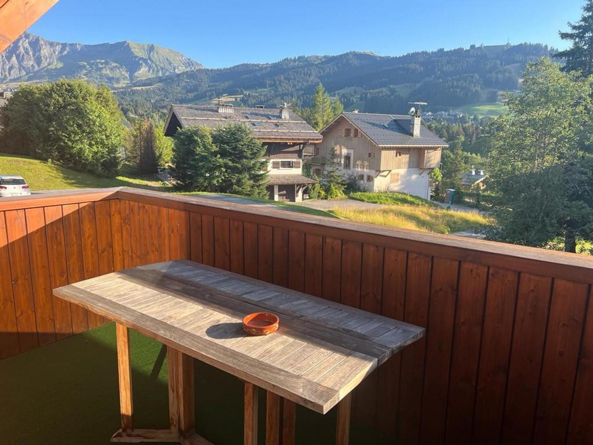 Studio 4 Pers - Balcon - Proximite Pistes Et Golf - Tv - Garage - Animaux Ok - Tennis En Ete - Fr-1-453-82 Megeve Bagian luar foto