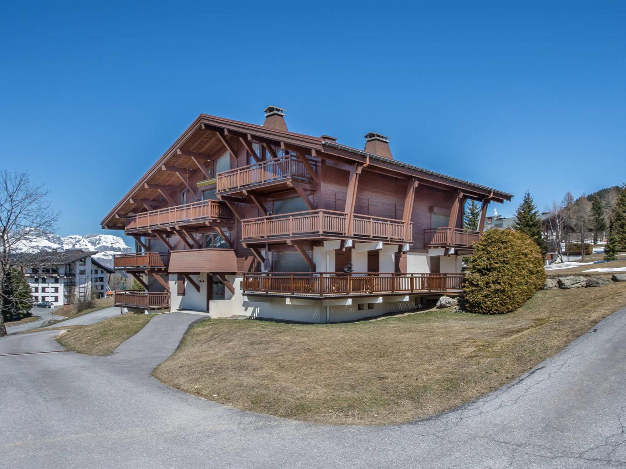 Studio 4 Pers - Balcon - Proximite Pistes Et Golf - Tv - Garage - Animaux Ok - Tennis En Ete - Fr-1-453-82 Megeve Bagian luar foto